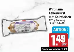AEZ Wiltmann Leberwurst mit Kalbfleisch Angebot