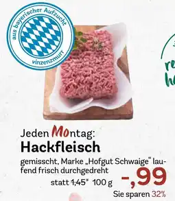 AEZ Jeden Montag Hackfleisch Angebot