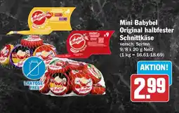AEZ Mini Babybel Original halbfester Schnittkäse Angebot