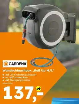 Globus Baumarkt GARDENA Wandschlauchbox ,,Roll Up M/L" Angebot