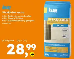 Globus Baumarkt KNAUF Flexkleber extra Angebot