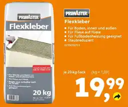 Globus Baumarkt PRIMASTER Flexkleber Angebot