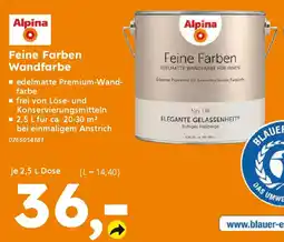 Globus Baumarkt Alpina Feine Farben Wandfarbe Angebot
