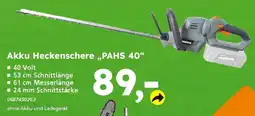 Globus Baumarkt PRIMASTER Akku Heckenschere ,,PAHS 40" Angebot