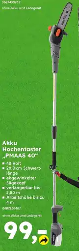 Globus Baumarkt PRIMASTER Akku Hochentaster „PMAAS 40" Angebot