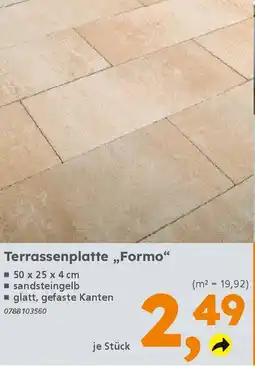 Globus Baumarkt Terrassenplatte „,Formo❝ Angebot