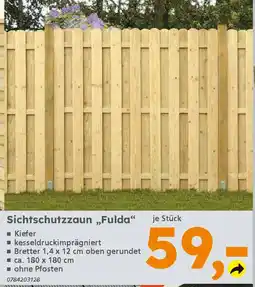 Globus Baumarkt Sichtschutzzaun,,Fulda❝ Angebot