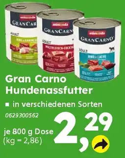Globus Baumarkt animonda Gran Carno Hundenassfutter Angebot