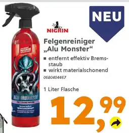 Globus Baumarkt NIGRIN Felgenreiniger ,,Alu Monster" Angebot