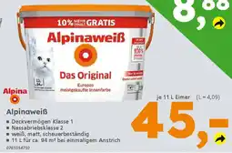 Globus Baumarkt Alpina Alpinaweiß Angebot