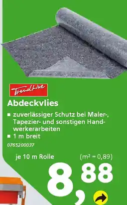 Globus Baumarkt TrendLine Abdeckvlies Angebot