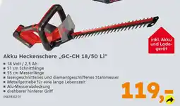 Globus Baumarkt Einhell Akku Heckenschere „,GC-CH 18/50 Li" Angebot