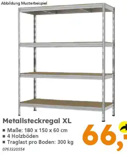 Globus Baumarkt Metallsteckregal XL Angebot