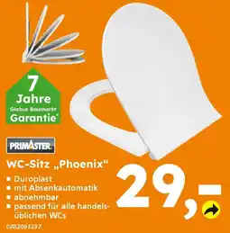 Globus Baumarkt PRIMASTER WC-Sitz,,Phoenix" Angebot