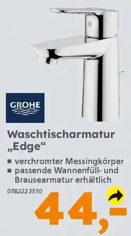 Globus Baumarkt GROHE Waschtischarmatur „Edge" Angebot