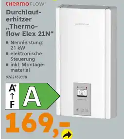 Globus Baumarkt THERMOFLOW Durchlauferhitzer ,Thermoflow Elex 21N❝ Angebot
