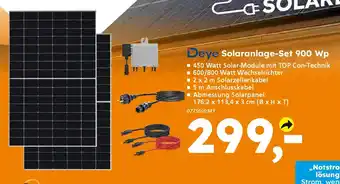 Globus Baumarkt Deye Solaranlage-Set 900 Wp Angebot