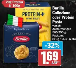 AEZ Barilla Collezione oder Protein Pasta Angebot