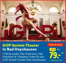 Lidl GOP Varieté-Theater in Bad Oeynhausen Angebot