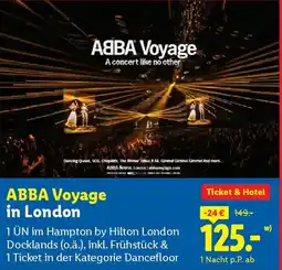 Lidl ABBA Voyage in London Angebot