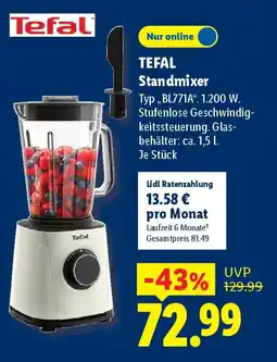 Lidl TEFAL Standmixer Angebot