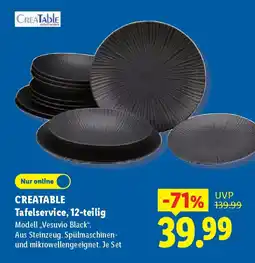 Lidl CREATABLE Tafelservice Angebot