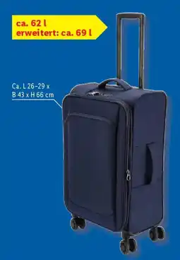 Lidl TRAVEL SENTRY Trolley-Reisekoffer Angebot