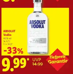Lidl ABSOLUT Vodka Angebot
