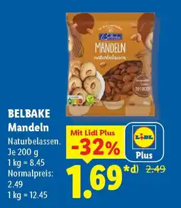 Lidl BELBAKE Mandeln Angebot