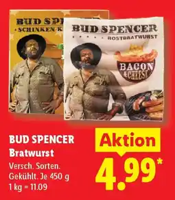 Lidl BUD SPENCER Bratwurst Angebot