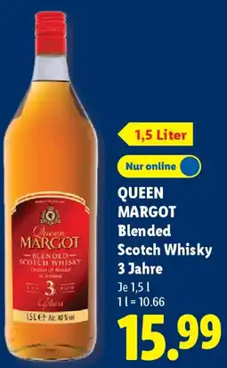 Lidl QUEEN MARGOT Blended Scotch Whisky 3 Jahre Angebot