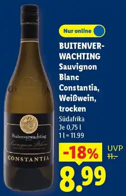 Lidl BUITENVERWACHTING Sauvignon Blanc Constantia, Weißwein, trocken Angebot