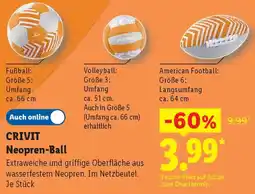 Lidl CRIVIT Neopren-Ball Angebot