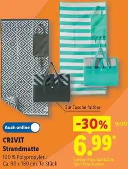Lidl CRIVIT Strandmatte Angebot