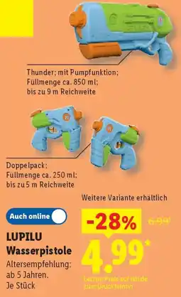 Lidl LUPILU Wasserpistole Angebot