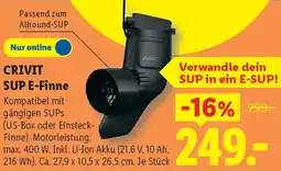 Lidl CRIVIT SUP E-Finne Angebot