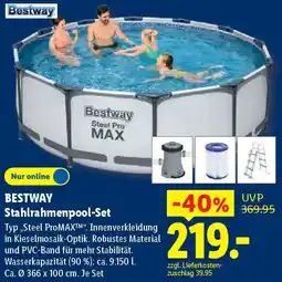 Lidl BESTWAY Stahlrahmenpool-Set Angebot