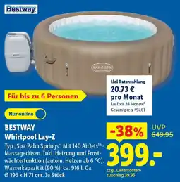 Lidl BESTWAY Whirlpool Lay-Z Angebot