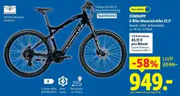 Lidl ZÜNDAPP E-Bike Mountainbike 27,5" Angebot