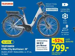 Lidl TELEFUNKEN E-Bike City Multitalent 28" Angebot