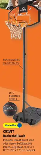 Lidl CRIVIT Basketballkorb Angebot