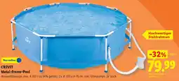 Lidl CRIVIT Metal-Frame-Pool Angebot