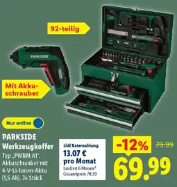 Lidl PARKSIDE Werkzeugkoffer Angebot