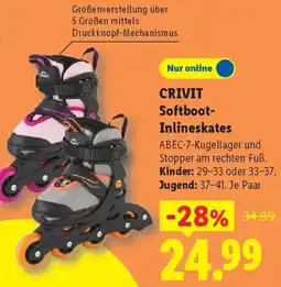 Lidl CRIVIT Softboot Inlineskates Angebot