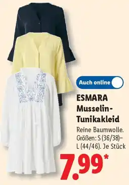 Lidl ESMARA Musselin Tunikakleid Angebot