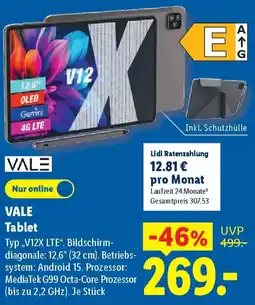 Lidl VALE Tablet Angebot
