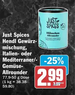 AEZ Just Spices Hendl Gewürzmischung, Italien- oder Mediterraner/ Gemüse- Allrounder Angebot