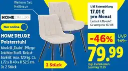 Lidl HOME DELUXE Polsterstuhl Angebot