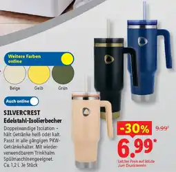 Lidl SILVERCREST Edelstahl-Isolierbecher Angebot