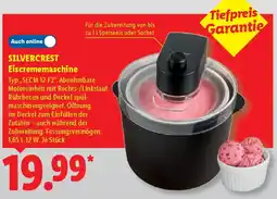 Lidl SILVERCREST Eiscrememaschine Angebot